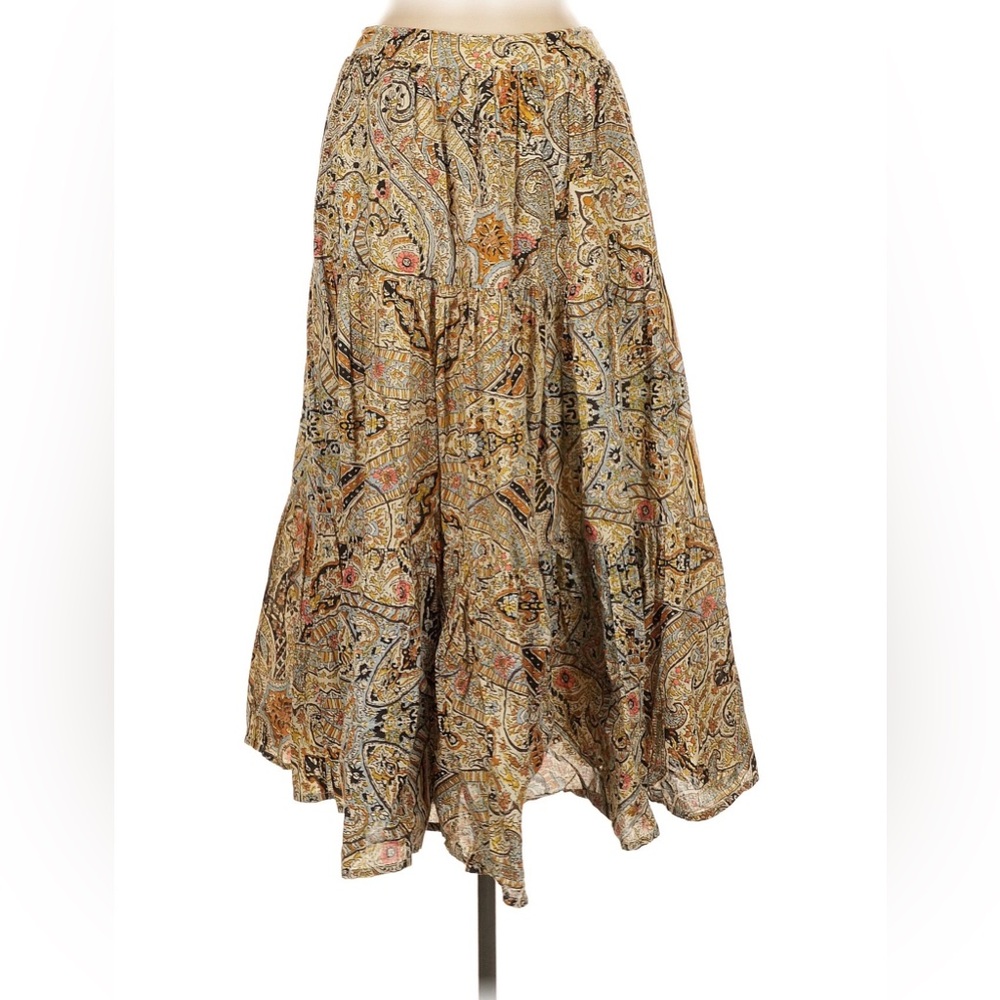 Cleobella Tali Midi Skirt in Kaleidoscope Size Medium - Picture 2 of 6